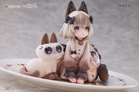 [PRE ORDER] MÔ HÌNH Azuki-san - DLC Series Tea Time Cats x Siamese Cat Friendship Collaboration Exclusive Set - Complete Figure(RIBOSE) FIGURE CHÍNH HÃNG