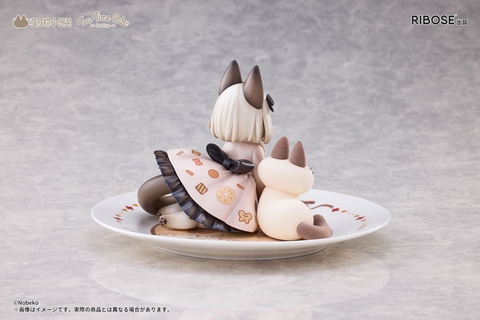 [PRE ORDER] MÔ HÌNH Azuki-san - DLC Series Tea Time Cats x Siamese Cat Friendship Collaboration Exclusive Set - Complete Figure(RIBOSE) FIGURE CHÍNH HÃNG