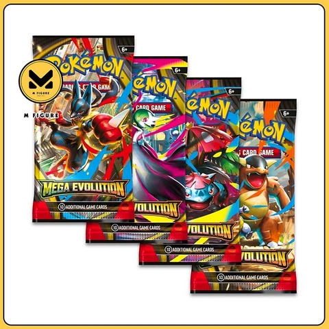 THẺ BÀI Pokemon - Mega Evolution Expansion (The Pokémon Company) PACK CARD CHÍNH HÃNG