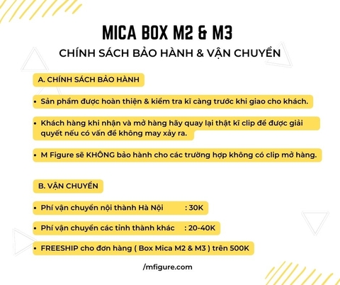 HỘP MICA TRƯNG BÀY MÔ HÌNH - MODULE BOX M3 ( MFIGURE )