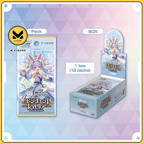 THẺ BÀI Hololive OFFICIAL CARD GAME - Enchant Regalia - Booster Box (Hololive OFFICIAL)  PACK CARD CHÍNH HÃNG