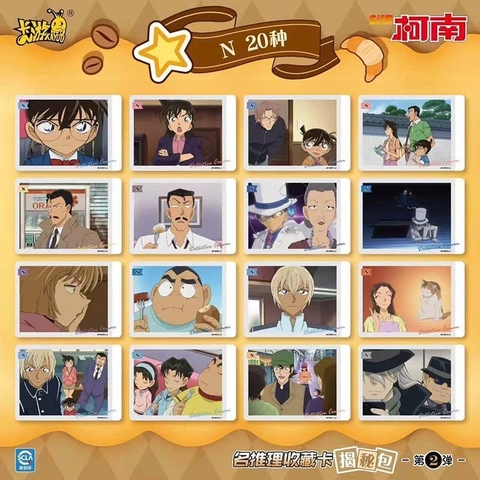 THẺ BÀI Detective Conan Vol. 2- Cards Collection (Kayou) PACK CARD CHÍNH HÃNG