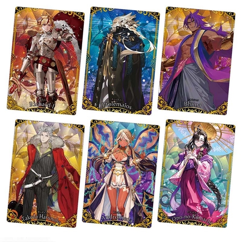 THẺ BÀI Fate/Grand Order Vol. 14 - Wafer Cards Collection (Bandai) PACK CARD CHÍNH HÃNG