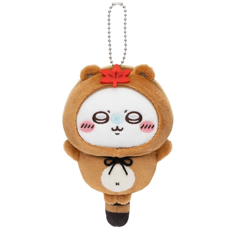 Bông Chiikawa - Zettai Tanuki Damon Kuji (C prize) - Plush Mascot (Gray Parka Service) Plushie CHÍNH HÃNG
