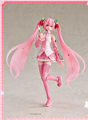 MÔ HÌNH  Hatsune Miku - Vocaloid - Fantastics Sakura Hatsune Miku (Blokees) MODEL KIT CHÍNH HÃNG