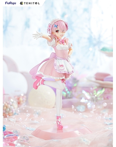 MÔ HÌNH Ram - Re:Zero kara Hajimeru Isekai Seikatsu - Tenitol - Yumekawa Maid (FuRyu) FIGURE CHÍNH HÃNG