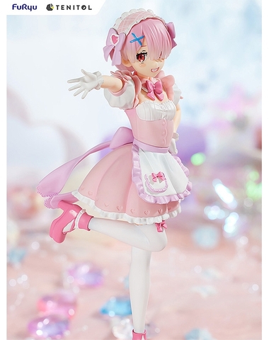MÔ HÌNH Ram - Re:Zero kara Hajimeru Isekai Seikatsu - Tenitol - Yumekawa Maid (FuRyu) FIGURE CHÍNH HÃNG