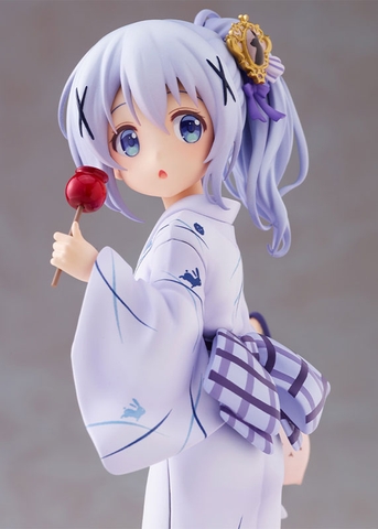 MÔ HÌNH Is the order a rabbit? BLOOM Chino (Summer Festival) =Repackage Edition= 1/7 Complete Figure(Plum) FIGURE CHÍNH HÃNG
