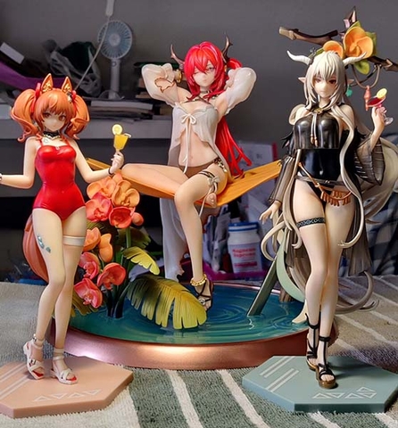 MÔ HÌNH Angelina - Arknights - Gift+ - Summer Time Ver. 1/10 Complete F CHÍNH HÃNG