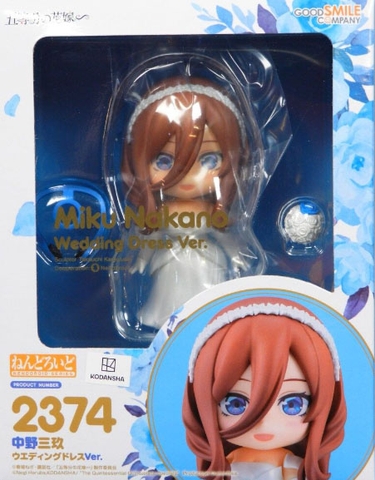 MÔ HÌNH Nakano Miku - Gotoubun no Hanayome∽ - Nendoroid (#2374) - Wedding Dress Ver. (Good Smile Company) FIGURE CHÍNH HÃNG