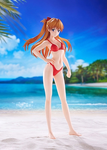 [PRE ORDER] MÔ HÌNH Souryuu Asuka Langley - Evangelion Shin Gekijouban - Beach Queens - Pop Up Parade - Bikini Style, L (Wave) FIGURE CHÍNH HÃNG