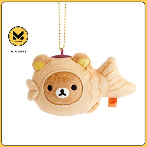 BÔNG Rilakkuma - Burasage Plush - Taiyaki (San-X) PLUSH CHÍNH HÃNG