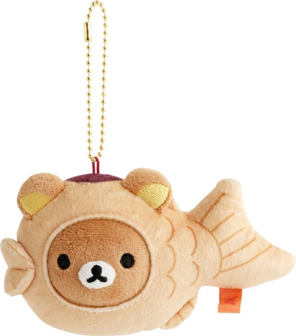 BÔNG Rilakkuma - Burasage Plush - Taiyaki (San-X) PLUSH CHÍNH HÃNG