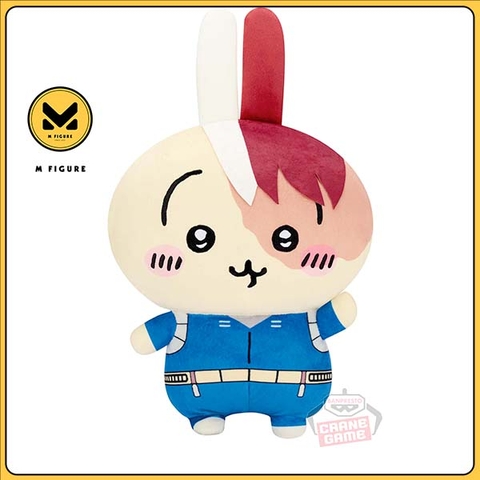 BÔNG Chiikawa - Todoroki Shoto - Boku no Hero Academia - Usagi - Boku no Hero Academia x Chiikawa - Mecha Mofugutto Nuigurumi (Bandai Spirits) FLUSH CHÍNH HÃNG
