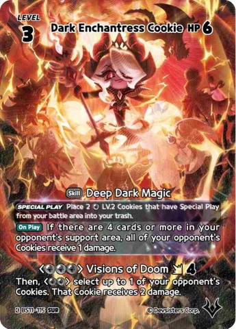 THẺ BÀI CookieRun: Braverse Trading Card Game- BS11 THE DARK ENCHANTRESS WAR PACK CARD CHÍNH HÃNG