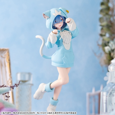 MÔ HÌNH Rem - Re:Zero - Mofumofu Puck - Luminasta (Sega) FIGURE CHÍNH HÃNG