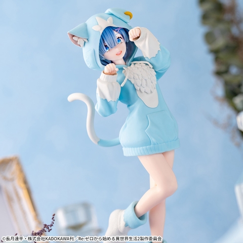 MÔ HÌNH Rem - Re:Zero - Mofumofu Puck - Luminasta (Sega) FIGURE CHÍNH HÃNG