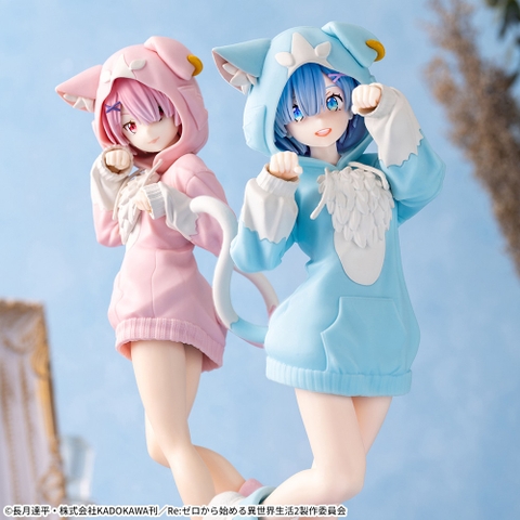 MÔ HÌNH Ram - Re:Zero - Mofumofu Puck - Luminasta (Sega) FIGURE CHÍNH HÃNG