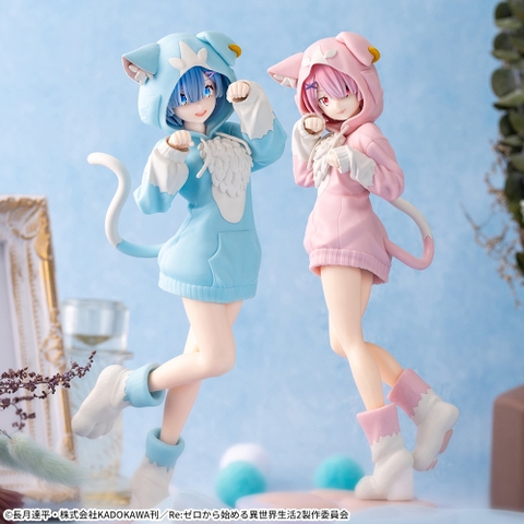 MÔ HÌNH Ram - Re:Zero - Mofumofu Puck - Luminasta (Sega) FIGURE CHÍNH HÃNG