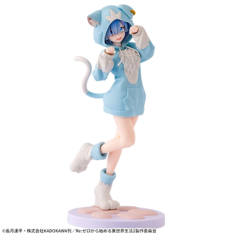 MÔ HÌNH Rem - Re:Zero - Mofumofu Puck - Luminasta (Sega) FIGURE CHÍNH HÃNG