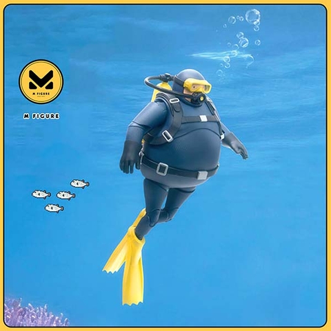 [PRE ORDER] MÔ HÌNH DAVE - Action Figure - Beautiful Chemistry x DAVE THE DIVER - 1/12 (Underverse) PLUSH CHÍNH HÃNG