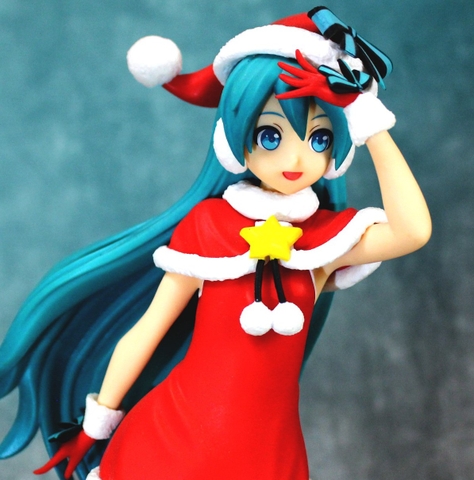 MÔ HÌNH Hatsune Miku -Project DIVA- Arcade Future Tone - Hatsune Miku - SPM Figure - Christmas (SEGA) FIGURE CHÍNH HÃNG