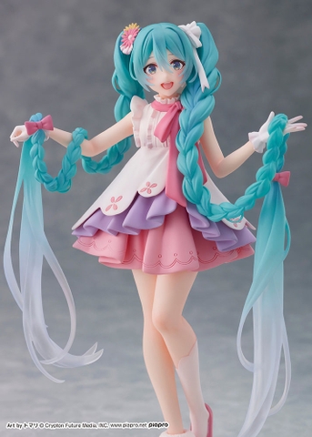 MÔ HÌNH Hatsune Miku - Vocaloid - Piapro Characters - Hatsune Miku Wonderland Series - Rapunzel (Taito) FIGURE CHÍNH HÃNG