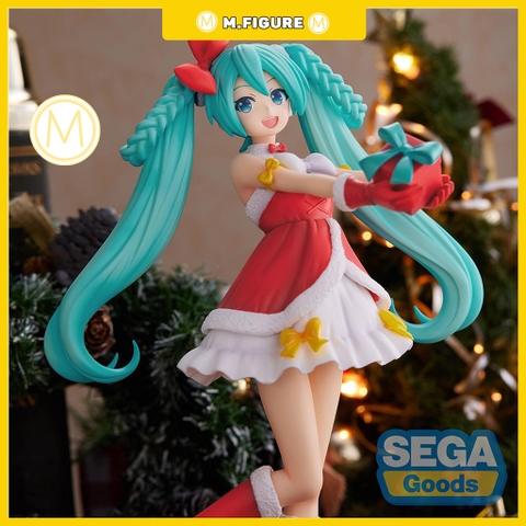 MÔ HÌNH HATSUNE MIKU  - Vocaloid - Hatsune Miku (2022 Christmas Ver.) - Super Premium Figure (SEGA) FIGURE CHÍNH HÃNG
