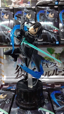 MÔ HÌNH Kirito - Sword Art Online - Espresto - Extra Motion - Kuro no Kenshi Ver. (Bandai Spirits) FIGURE CHÍNH HÃNG