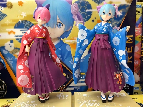 MÔ HÌNH Ram - Re:Zero Kara Hajimeru Isekai Seikatsu - SPM Figure - Wa-Style. (SEGA) FIGURE CHÍNH HÃNG