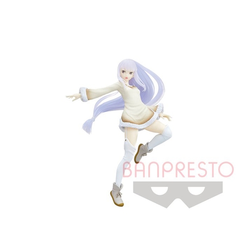 MÔ HÌNH Emilia - Re:Zero kara Hajimeru Isekai Seikatsu - Espresto(Bandai Spirits) FIGURE CHÍNH HÃNG