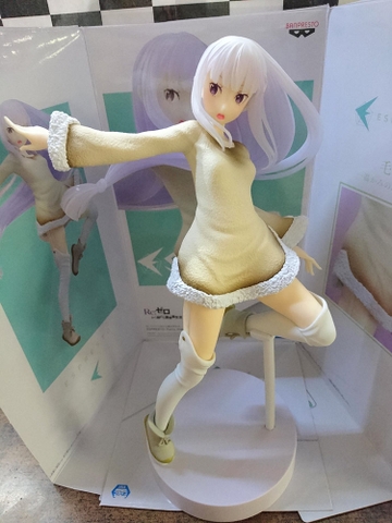 MÔ HÌNH Emilia - Re:Zero kara Hajimeru Isekai Seikatsu - Espresto(Bandai Spirits) FIGURE CHÍNH HÃNG