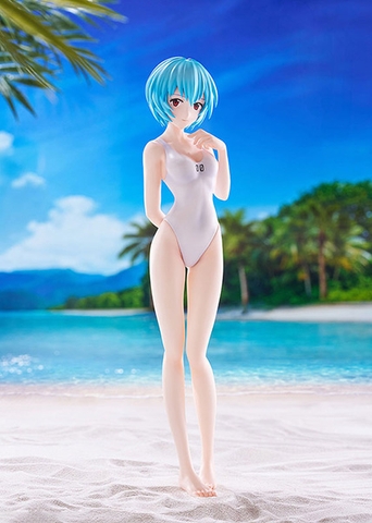 [PRE ORDER] MÔ HÌNH Ayanami Rei - Evangelion Shin Gekijouban - Beach Queens - Pop Up Parade - Bikini Style, L (Wave) FIGURE CHÍNH HÃNG