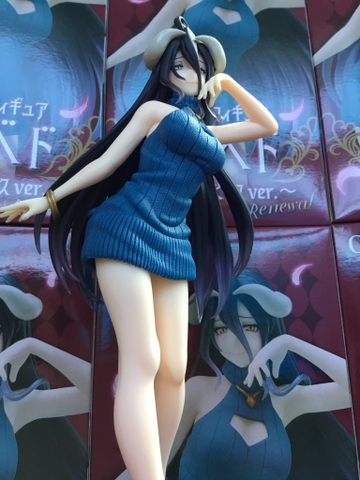 MÔ HÌNH Albedo - Overlord IV - Coreful Figure - Knit Onepiece ver., Renewal (Taito)FIGURE CHÍNH HÃNG