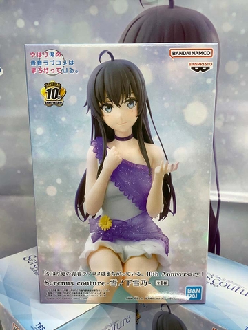 MÔ HÌNH Yukinoshita Yukino - Yahari Ore no Seishun Love Comedy wa Machigatteiru. - Serenus Couture - 10th Anniversary (Bandai Spirits) FIGURE CHÍNH HÃNG