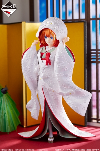 MÔ HÌNH Nakano Yotsuba - Ichiban Kuji Gotoubun no Hanayome ∬ ~Shukufuku no Kadode~ (D Prize) - Shiromuku (Bandai Spirits) FIGURE CHÍNH HÃNG