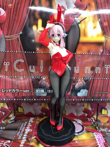 MÔ HÌNH Sonico - SoniComi (Super Sonico) - BiCute Bunnies - Red Color ver. (FuRyu) FIGURE CHÍNH HÃNG