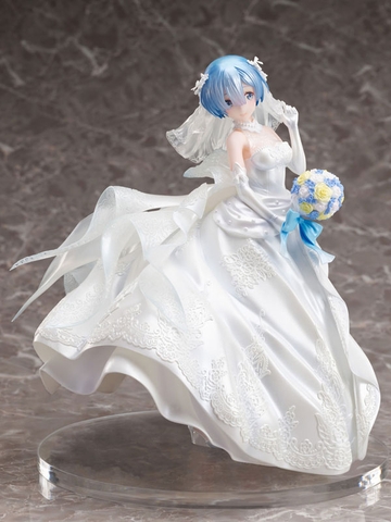 MÔ HÌNH Rem - Re:ZERO - Starting Life in Another World - Wedding Dress- 1/7 Complete Figure (FuRyu) FIGURE CHÍNH HÃNG