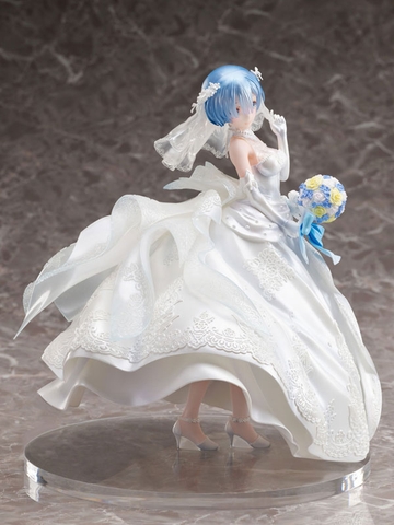 MÔ HÌNH Rem - Re:ZERO - Starting Life in Another World - Wedding Dress- 1/7 Complete Figure (FuRyu) FIGURE CHÍNH HÃNG