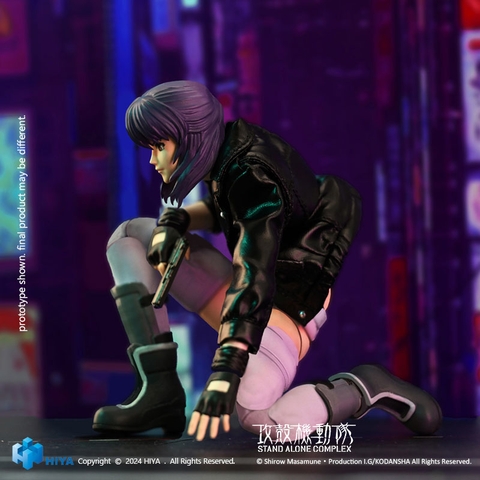 MÔ HÌNH Motoko Kusanagi - Ghost in the Shell STAND ALONE COMPLEX - 1/12 Action Figure (Hiya Toys) FIGURE CHÍNH HÃNG