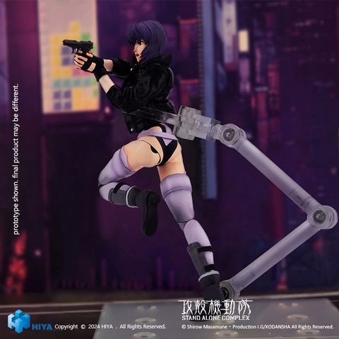 MÔ HÌNH Motoko Kusanagi - Ghost in the Shell STAND ALONE COMPLEX - 1/12 Action Figure (Hiya Toys) FIGURE CHÍNH HÃNG
