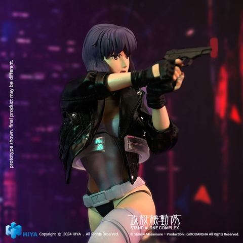 MÔ HÌNH Motoko Kusanagi - Ghost in the Shell STAND ALONE COMPLEX - 1/12 Action Figure (Hiya Toys) FIGURE CHÍNH HÃNG