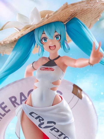MÔ HÌNH Hatsune Miku - Tenitol - Racing Miku 2024 Tropical Ver. (FuRyu) FIGURE CHÍNH HÃNG