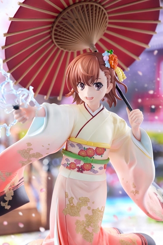MÔ HÌNH To Aru Kagaku no Railgun T - Misaka Mikoto - KDcolle - 1/7 - Furisode Kimono ver. (Kadokawa) FIGURE CHÍNH HÃNG