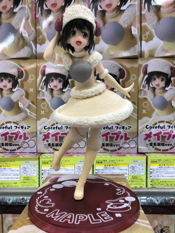 MÔ HÌNH Maple - Itai no wa Iya nano de Bougyoryoku ni Kyokufuri Shitai to Omoimasu. - Coreful Figure - Winter Sheep Clothes. Ver (Taito) FIGURE CHÍNH HÃNG