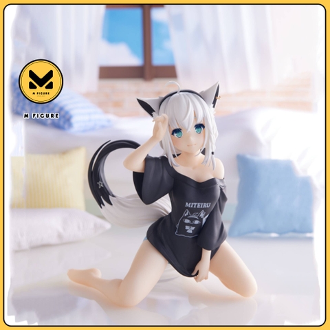 MÔ HÌNH SHIRAKAMI FUBUKI - HOLOLIVE - RELAX TIME ( BANDAI ) FIGURE CHÍNH HÃNG