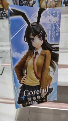 MÔ HÌNH Sakurajima Mai - Coreful Figure - Uniform Bunny Ver. (Taito) FIGURE CHÍNH HÃNG