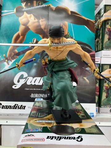 MÔ HÌNH Roronoa Zoro - One Piece - Grandista - II (Bandai Spirits) FIGURE CHÍNH HÃNG