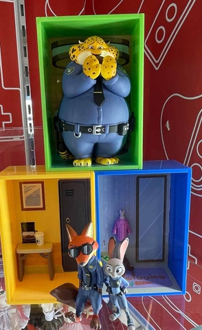 MÔ HÌNH Nick Wilde - Judy Hopps - Officer Clawhauser - Zootopia - Concept Figure ~Break Time~ (FuRyu) FIGURE CHÍNH HÃNG