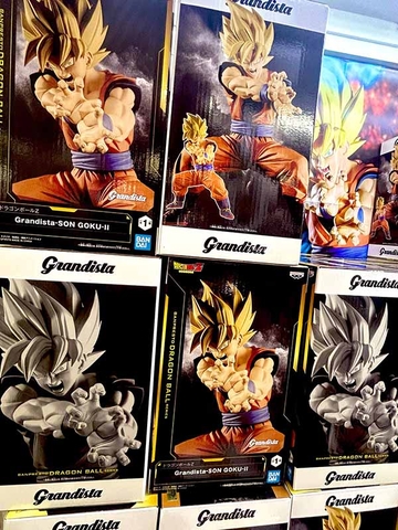 MÔ HÌNH  Son Goku SSJ - Dragon Ball Z - Grandista - II (Bandai Spirits) FIGURE CHÍNH HÃNG